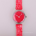Fabrik Großhandel billig Uhr, Kunststoff-Armband Druck Kind Uhr